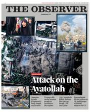 The Observer front page for 1 March 2026