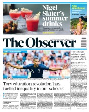 The Observer (UK) Newspaper Front Page for 1 July 2018