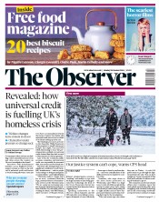 The Observer (UK) Newspaper Front Page for 28 October 2018