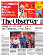 The Observer (UK) Newspaper Front Page for 29 April 2018