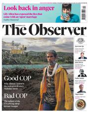 The Observer front page for 2 November 2025