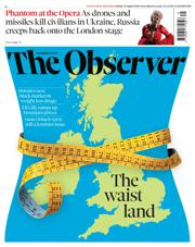 The Observer front page for 31 August 2025