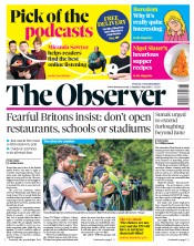 The Observer (UK) Newspaper Front Page for 3 May 2020