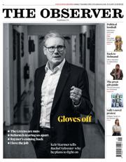 The Observer front page for 7 December 2025