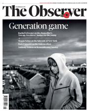 The Observer front page for 9 November 2025