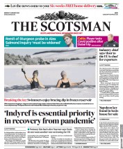 The Scotsman (UK) Newspaper Front Page for 11 January 2021