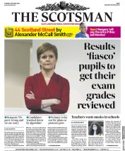 The Scotsman (UK) Newspaper Front Page for 11 August 2020