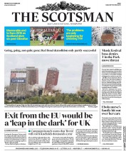 The Scotsman (UK) Newspaper Front Page for 12 October 2015