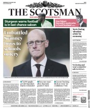 The Scotsman (UK) Newspaper Front Page for 12 August 2020