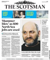 The Scotsman (UK) Newspaper Front Page for 13 January 2016