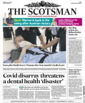 The Scotsman (UK) Newspaper Front Page for 13 July 2020