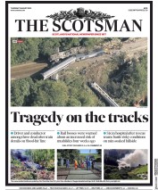 The Scotsman (UK) Newspaper Front Page for 13 August 2020