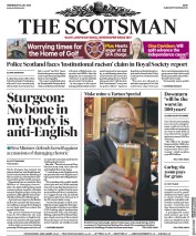 The Scotsman (UK) Newspaper Front Page for 15 July 2020