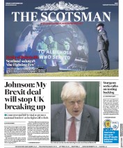 The Scotsman (UK) Newspaper Front Page for 15 September 2020