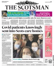 The Scotsman (UK) Newspaper Front Page for 17 August 2020