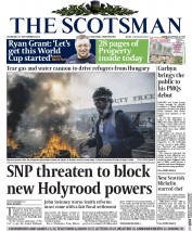 The Scotsman (UK) Newspaper Front Page for 17 September 2015