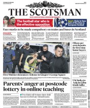 The Scotsman (UK) Newspaper Front Page for 18 June 2020