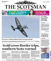 The Scotsman (UK) Newspaper Front Page for 18 September 2020