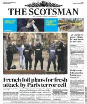 The Scotsman (UK) Newspaper Front Page for 19 November 2015