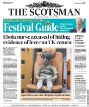 The Scotsman (UK) Newspaper Front Page for 19 August 2016