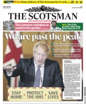 The Scotsman (UK) Newspaper Front Page for 1 May 2020