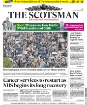 The Scotsman (UK) Newspaper Front Page for 1 June 2020