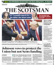 The Scotsman (UK) Newspaper Front Page for 1 July 2019