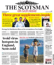 The Scotsman (UK) Newspaper Front Page for 1 August 2020