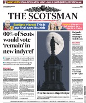 The Scotsman (UK) Newspaper Front Page for 20 November 2018