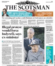 The Scotsman (UK) Newspaper Front Page for 20 January 2020