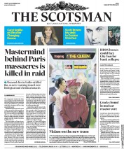 The Scotsman (UK) Newspaper Front Page for 21 November 2015