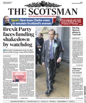 The Scotsman (UK) Newspaper Front Page for 21 May 2019