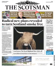 The Scotsman (UK) Newspaper Front Page for 21 June 2018