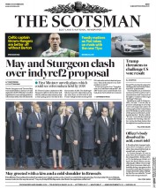 The Scotsman (UK) Newspaper Front Page for 22 October 2016