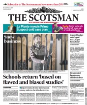 The Scotsman (UK) Newspaper Front Page for 22 February 2021