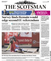 The Scotsman (UK) Newspaper Front Page for 23 April 2018