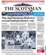 The Scotsman (UK) Newspaper Front Page for 24 January 2019