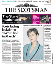 The Scotsman (UK) Newspaper Front Page for 25 December 2020