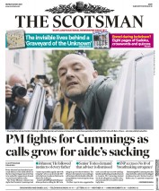 The Scotsman (UK) Newspaper Front Page for 25 May 2020