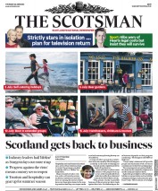 The Scotsman (UK) Newspaper Front Page for 25 June 2020