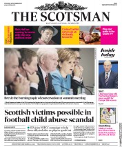 The Scotsman (UK) Newspaper Front Page for 26 November 2016