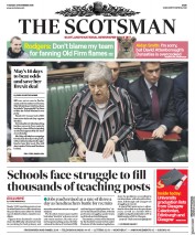 The Scotsman (UK) Newspaper Front Page for 27 November 2018