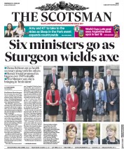 The Scotsman (UK) Newspaper Front Page for 27 June 2018