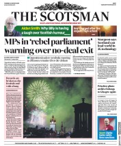 The Scotsman (UK) Newspaper Front Page for 27 August 2019