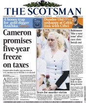 The Scotsman (UK) Newspaper Front Page for 29 April 2015