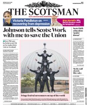 The Scotsman (UK) Newspaper Front Page for 29 July 2019