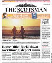 The Scotsman (UK) Newspaper Front Page for 2 May 2018