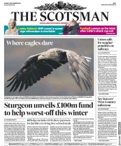 The Scotsman (UK) Newspaper Front Page for 30 November 2020