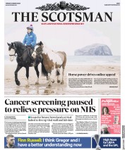 The Scotsman (UK) Newspaper Front Page for 31 March 2020