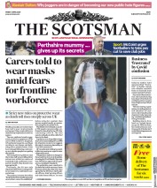 The Scotsman (UK) Newspaper Front Page for 3 April 2020